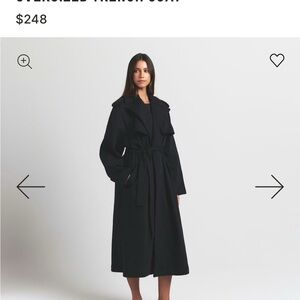 SKIMS Boyfriend fleece OVERSIZED TRENCH COAT